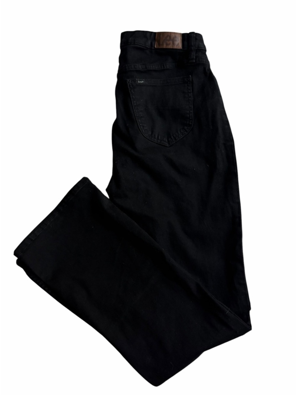 Women's black stretch denim jeans (007)